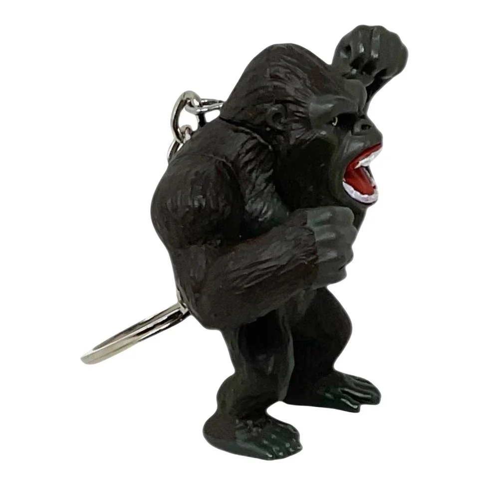 Jada Toys King Kong‎ Keychain Black Gorilla Figure Fierce Pose Collectible